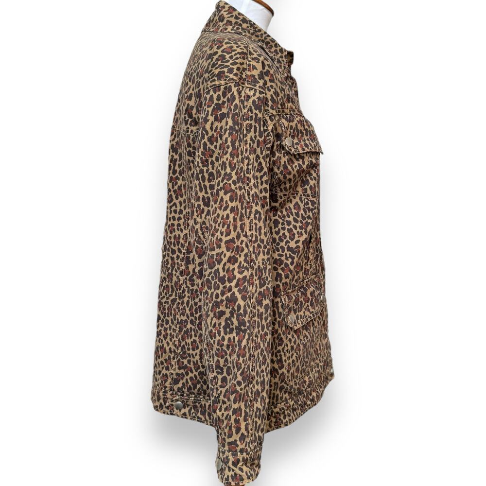 Marissa Webb Ellery Anorak Utility Jacket Khaki Leopard Women’s Small No Belt - Picture 4 of 14